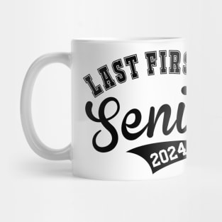 Last First Day Class of 2024 Funny Seniors 2024 Mug